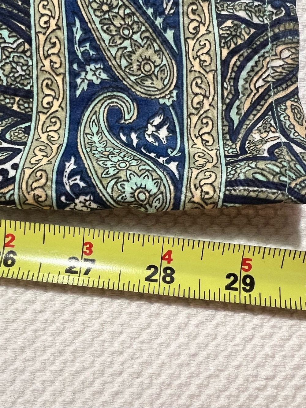 Earthbound Trading Wide Leg Paisley Print cinched Waist Pants - size Med. - Picture 9 of 11